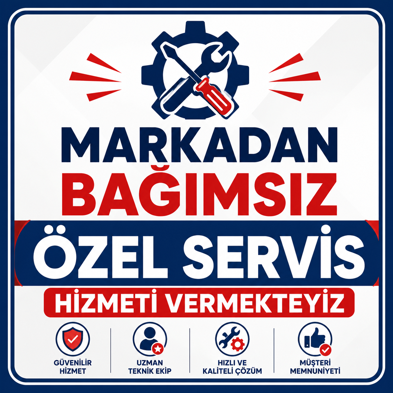 İzmir Beyaz Eşya Servisi markadan bağımsız özel servis hizmeti